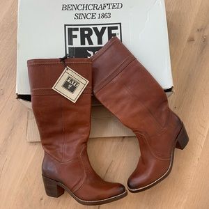 NEW Frye Jane 14L Stitch (redwood) Leather Boots